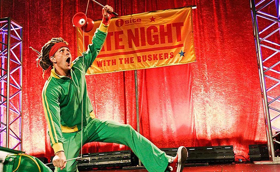 Djuggledy Late Night with the Buskers Djuggledy Late Night with the Buskers